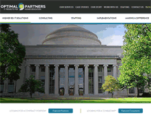 Tablet Screenshot of optimal-partners.com